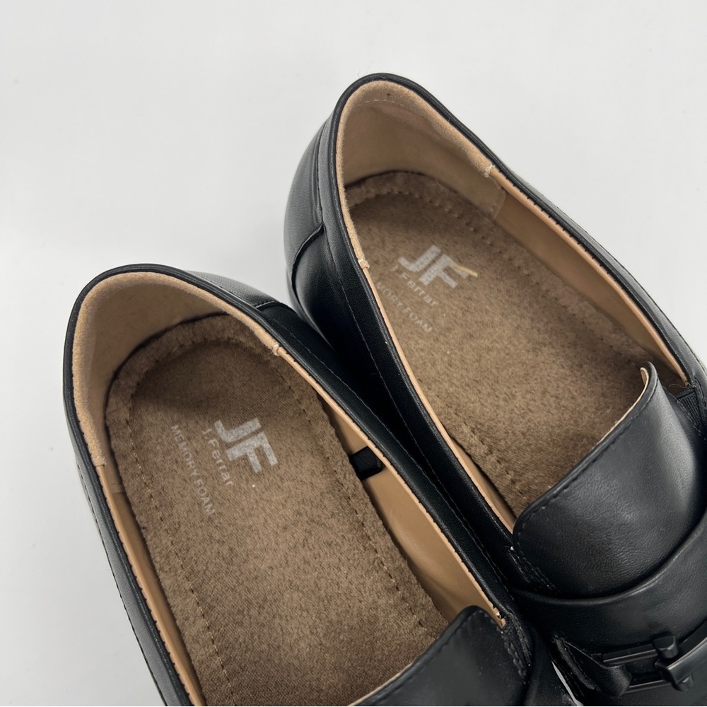 JF J. Ferrar Shadow Men's Black Loafers Dress Shoes Size 10 M Slip-on 754150 - Picture 8 of 11